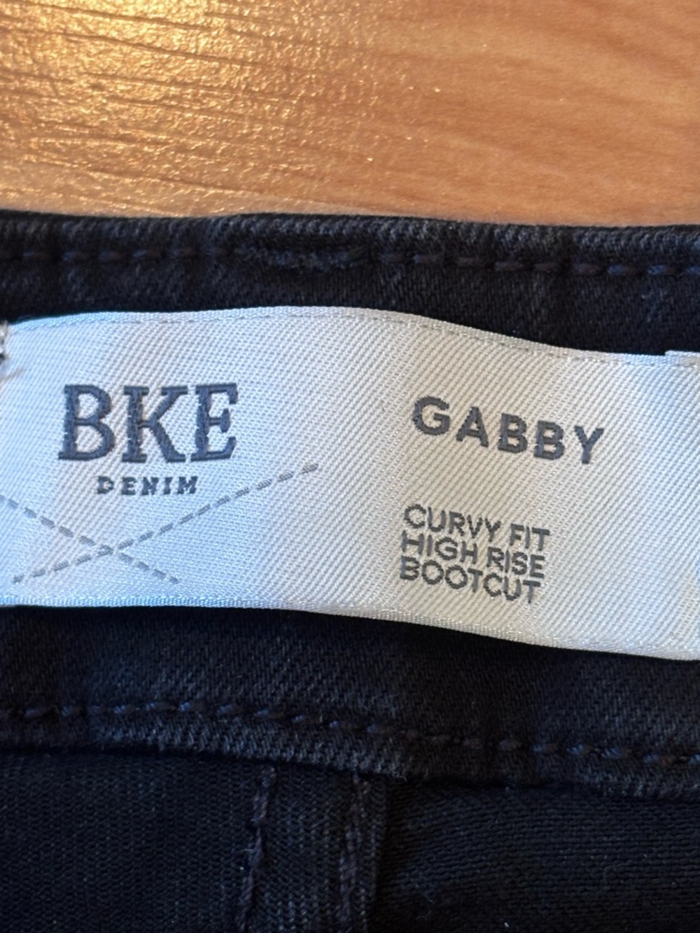 BKE Gabby Black High-Rise Bootcut Jeans - Picture 3 of 8